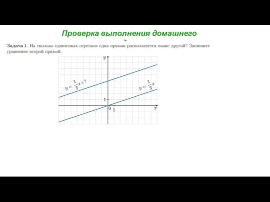 Проверка выполнения домашнего задания