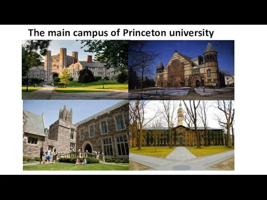 The main campus of Princeton university