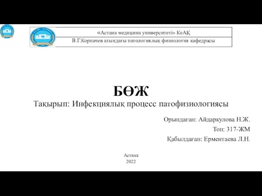 СРС инфекция патфиз