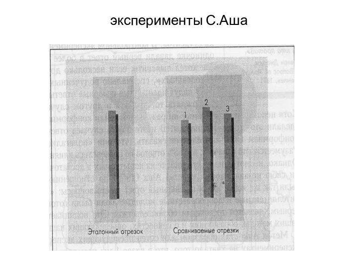 эксперименты С.Аша