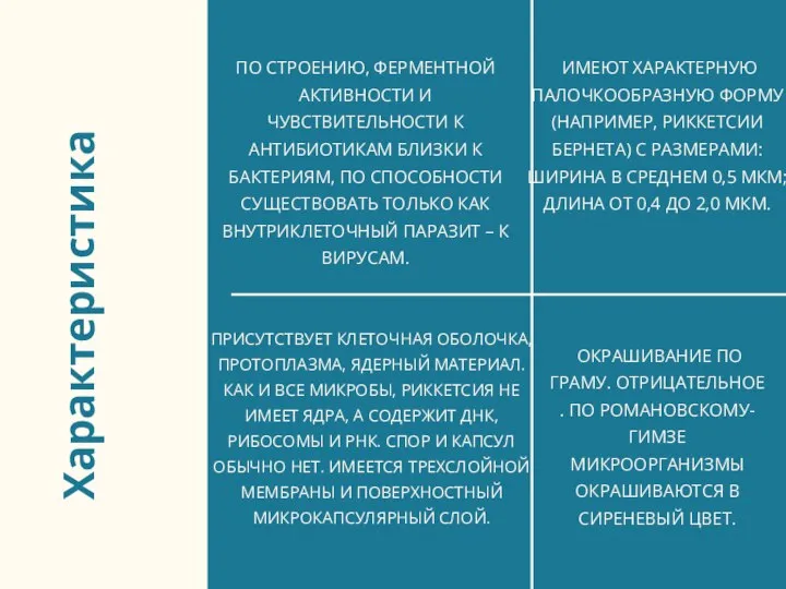 ПО СТРОЕНИЮ, ФЕРМЕНТНОЙ АКТИВНОСТИ И ЧУВСТВИТЕЛЬНОСТИ К АНТИБИОТИКАМ БЛИЗКИ К БАКТЕРИЯМ, ПО