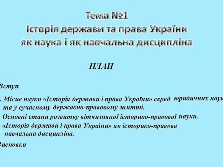 Тема 1. (ч. 1) Презентація