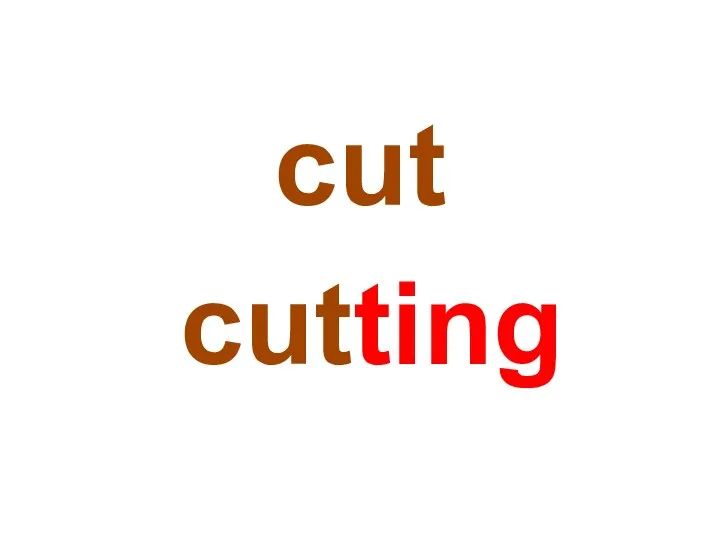 cut cutting
