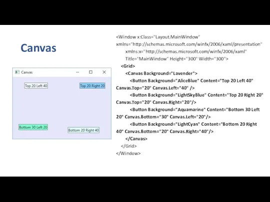 Canvas xmlns:x="http://schemas.microsoft.com/winfx/2006/xaml" Title="MainWindow" Height="300" Width="300">