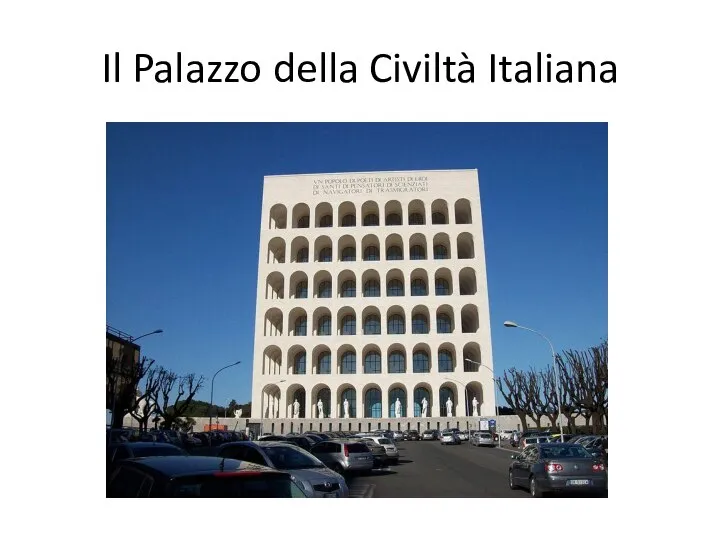 Il Palazzo della Civiltà Italiana