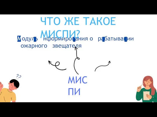 Модуль информирования о срабатывании пожарного извещателя ЧТО ЖЕ ТАКОЕ МИСПИ? МИСПИ