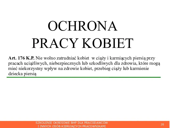 SZKOLENIE OKRESOWE BHP DLA PRACODAWCÓW I INNYCH OSÓB KIERUJĄCYCH PRACOWNIKAMI OCHRONA PRACY