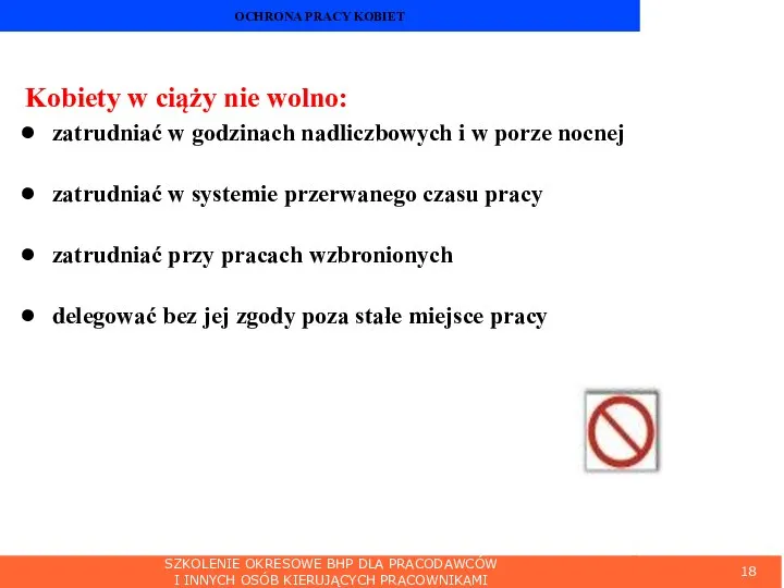 SZKOLENIE OKRESOWE BHP DLA PRACODAWCÓW I INNYCH OSÓB KIERUJĄCYCH PRACOWNIKAMI OCHRONA PRACY