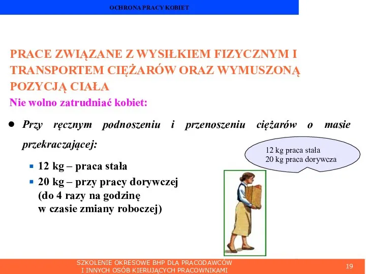 SZKOLENIE OKRESOWE BHP DLA PRACODAWCÓW I INNYCH OSÓB KIERUJĄCYCH PRACOWNIKAMI OCHRONA PRACY