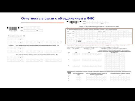 Отчетность в связи с объединением в ФНС