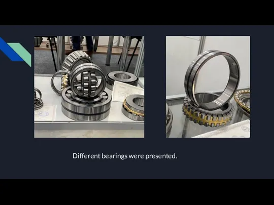 Different bearings were presented.