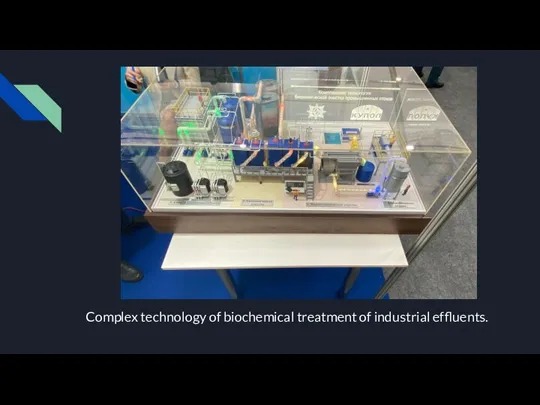 Complex technology of biochemical treatment of industrial effluents.