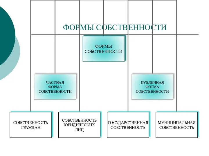 ФОРМЫ СОБСТВЕННОСТИ