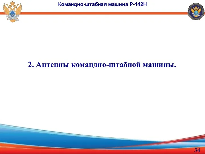 2. Антенны командно-штабной машины. Командно-штабная машина Р-142Н