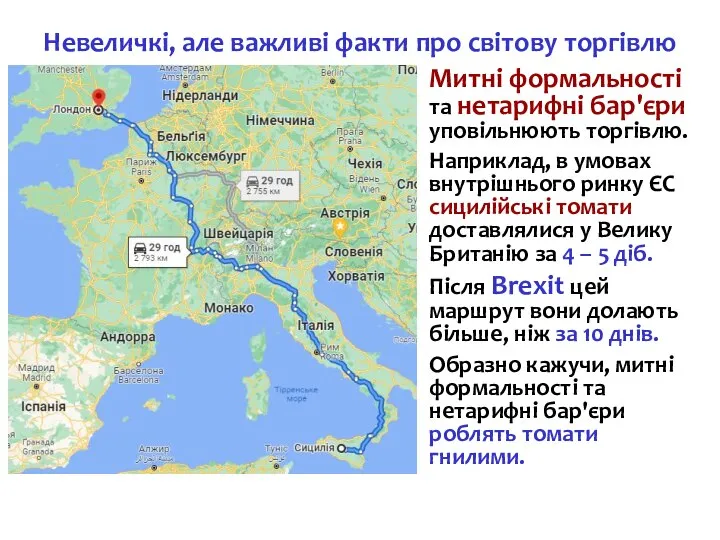 Невеличкі, але важливі факти про світову торгівлю Митні формальності та нетарифні бар'єри