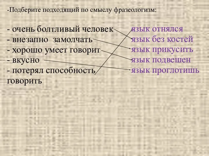 -Подберите подходящий по смыслу фразеологизм: - очень болтливый человек - внезапно замолчать