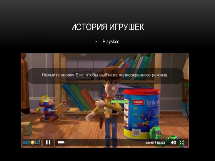 ИСТОРИЯ ИГРУШЕК Playskool