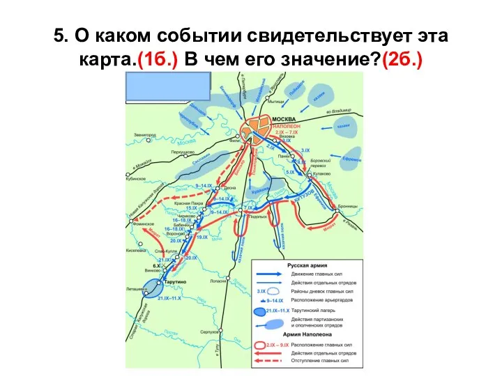 5. О каком событии свидетельствует эта карта.(1б.) В чем его значение?(2б.)