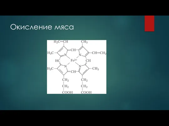 Окисление мяса