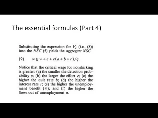 The essential formulas (Part 4)