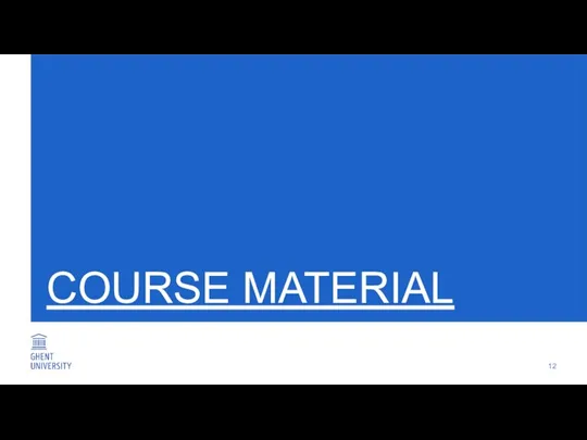 COURSE MATERIAL