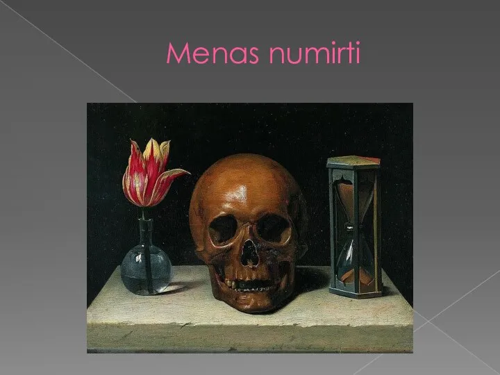 Menas numirti