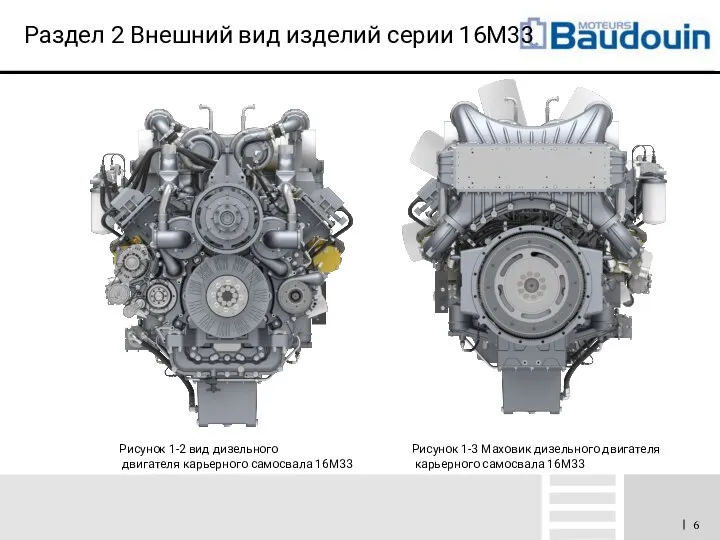 Раздел 2 Внешний вид изделий серии 16М33 Рисунок 1-3 Маховик дизельного двигателя