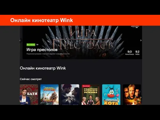 Онлайн кинотеатр Wink