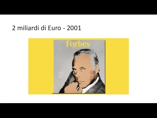 2 miliardi di Euro - 2001