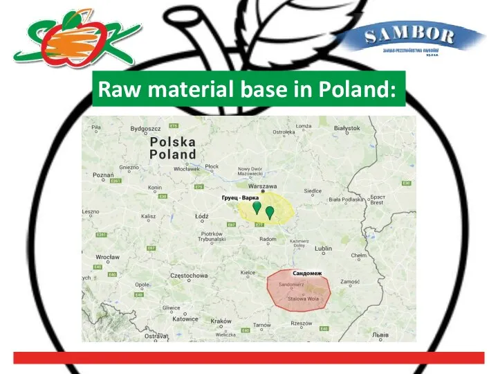 Raw material base in Poland:
