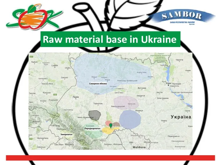 Raw material base in Ukraine