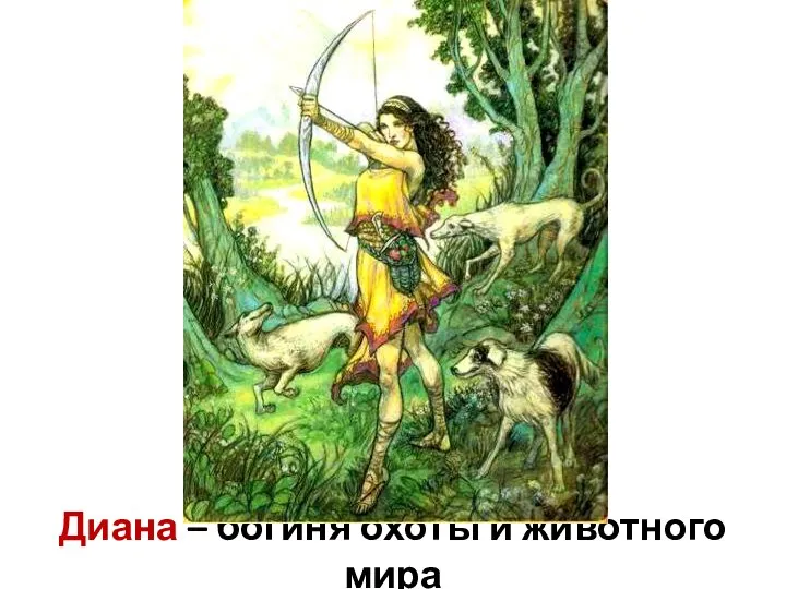 Диана – богиня охоты и животного мира