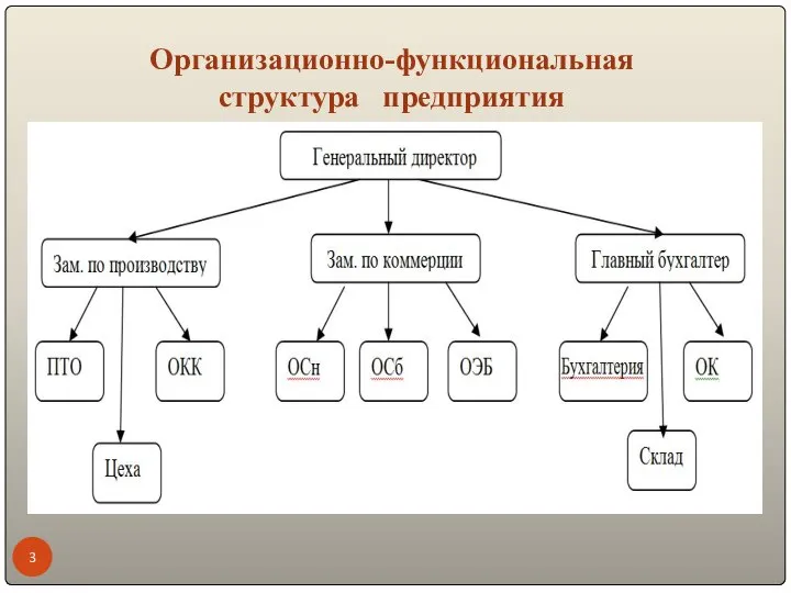 Организационно-функциональная структура предприятия