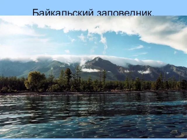 Байкальский заповедник. Вокруг самого глубокого на нашей планете озера Байкал — одного