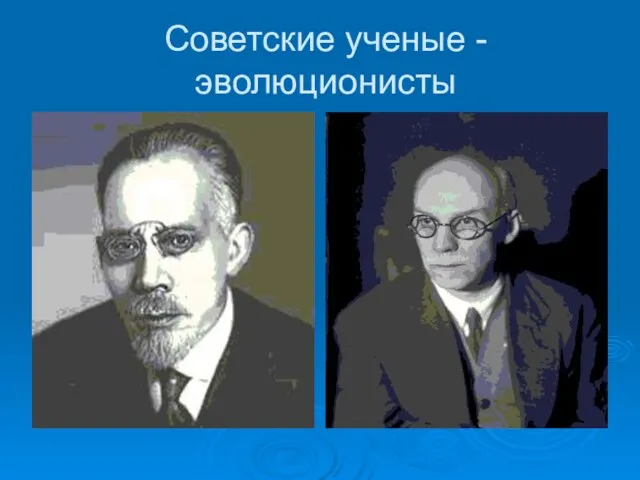 Советские ученые - эволюционисты
