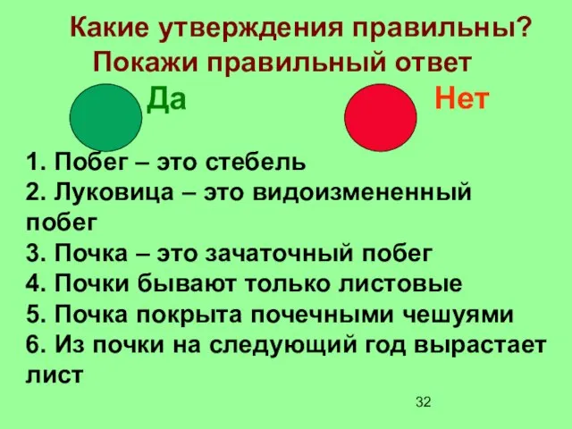 Какие утверждения правильны? Покажи правильный ответ Да Нет 1. Побег – это