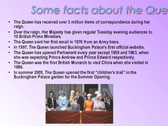 The Queen has received over 3 million items of correspondence during her