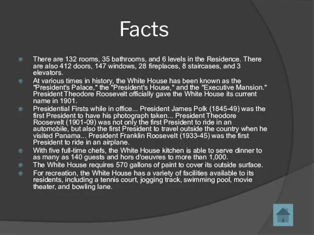 Facts There are 132 rooms, 35 bathrooms, and 6 levels in the