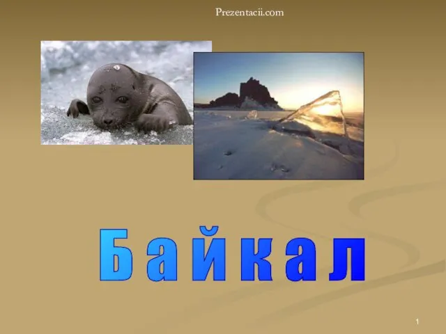 Презентация на тему Байкал