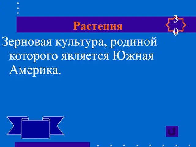 Растения Зерновая культура, родиной которого является Южная Америка. Кукуруза 30