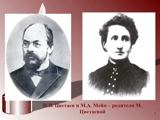 И.В. Цветаев и М.А. Мейн – родители М.Цветаевой