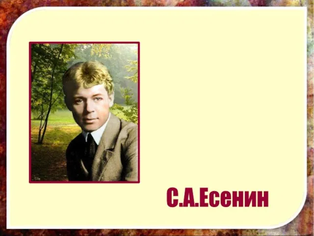 С.А.Есенин