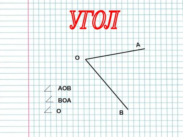 УГОЛ А О В АОВ ВОА О