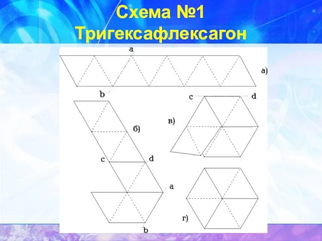 Схема №1 Тригексафлексагон