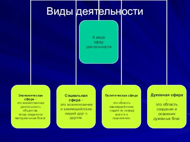 Виды деятельности