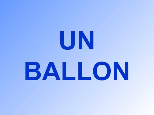 UN BALLON