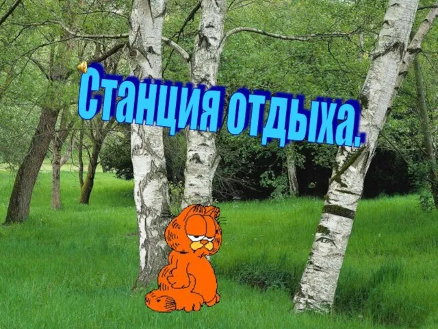 Станция отдыха.