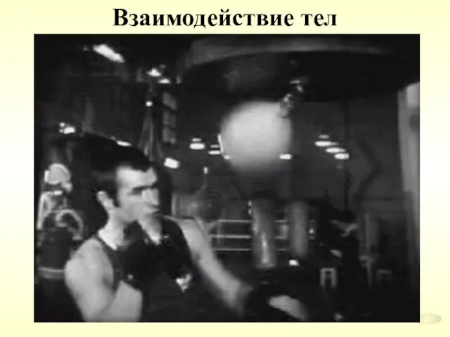 Взаимодействие тел