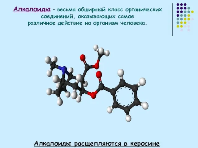 Алкалоиды – весьма обширный класс органических соединений, оказывающих самое различное действие на