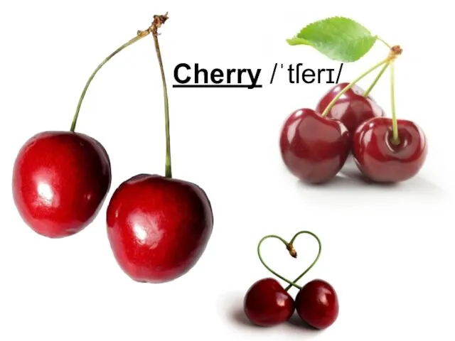 Cherry /ˈtſerɪ/